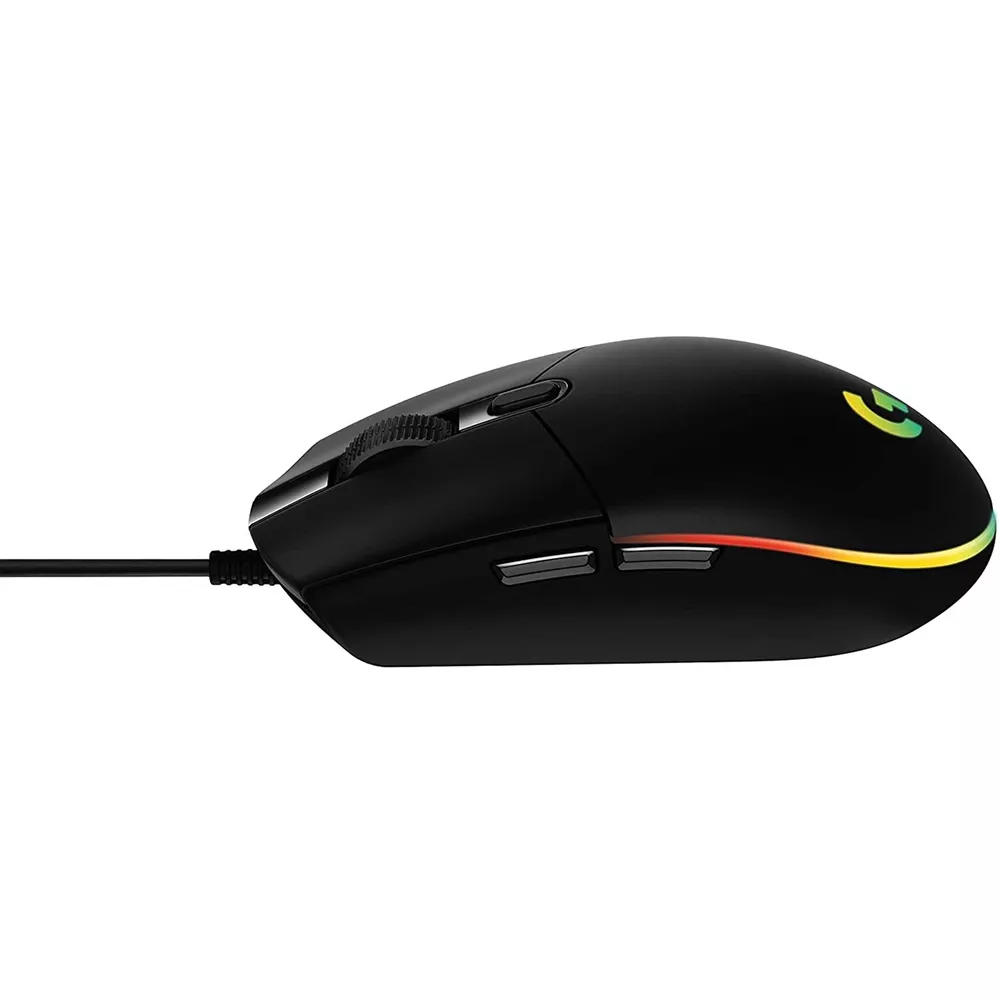 Mouse Gamer Logitech G203 RGB, 6 botones programables, 8.000 DPI, Black  - 910-005793
