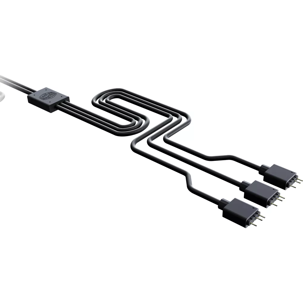 Cable Splitter Cooler Master 1-to-3 ARGB Trident Fan - MFX-AWHN-3NNN1-R1