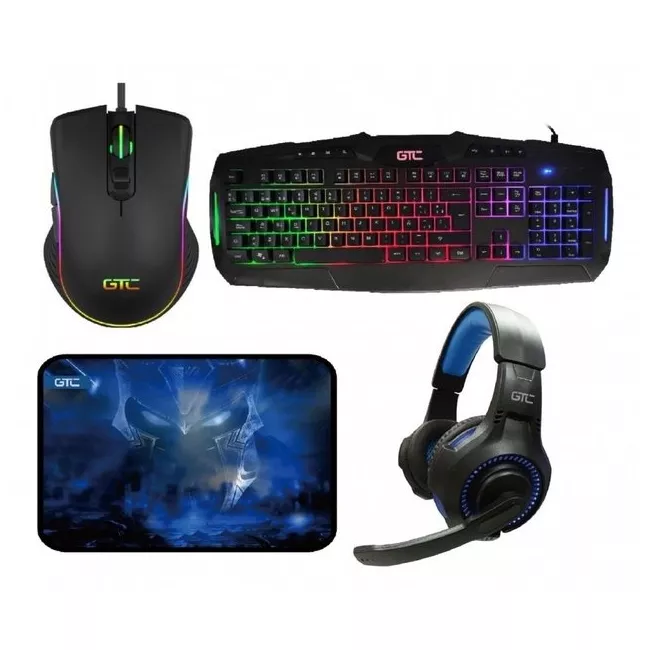 Combo Pack Gamer Mouse + Teclado + PadMouse + Audifono - CBG-014 DDN22