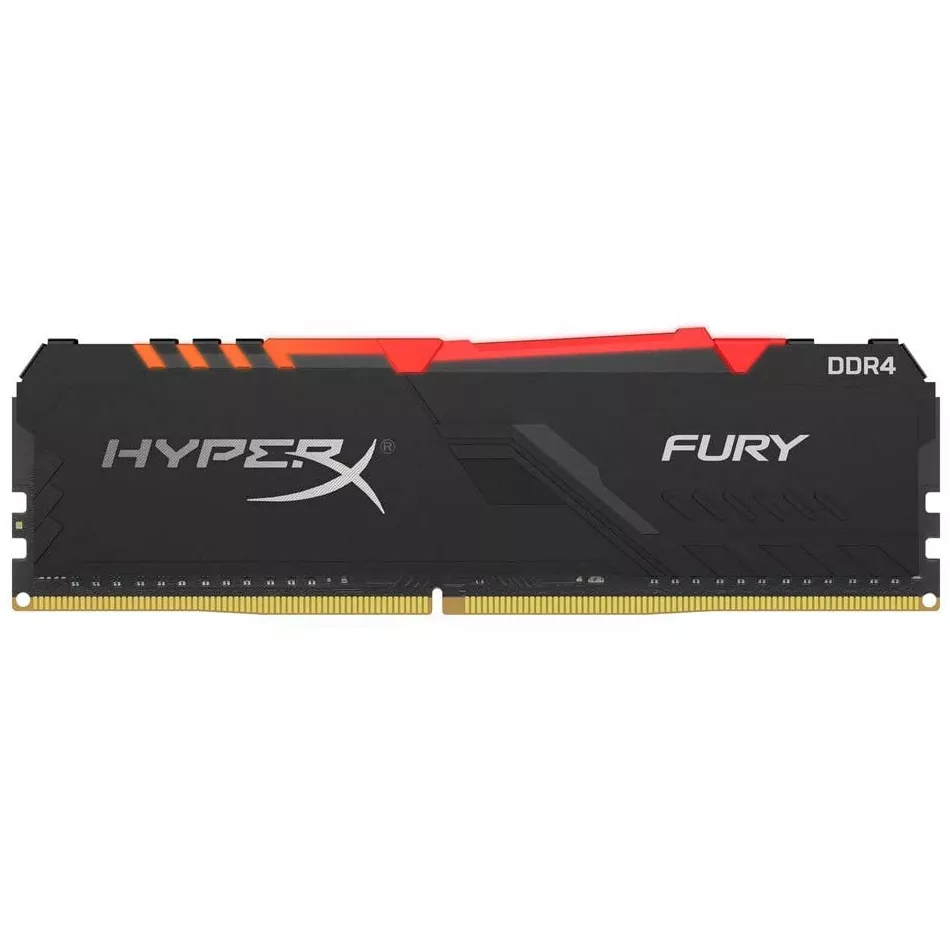 DIMM 8GB DDR4 3466MHz Memoria Ram HyperX Fury RGB, CL16, Non-ECC, XMP  - HX434C16FB3A/8