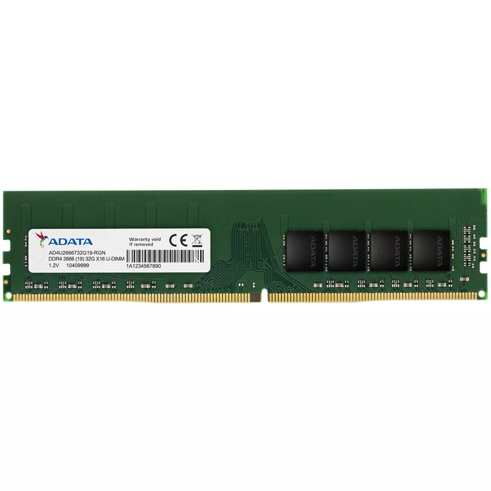 DIMM 8GB 2666MHz DDR4 Adata, U-DIMM, 1.2V, CL 19 - AD4U266638G19-S