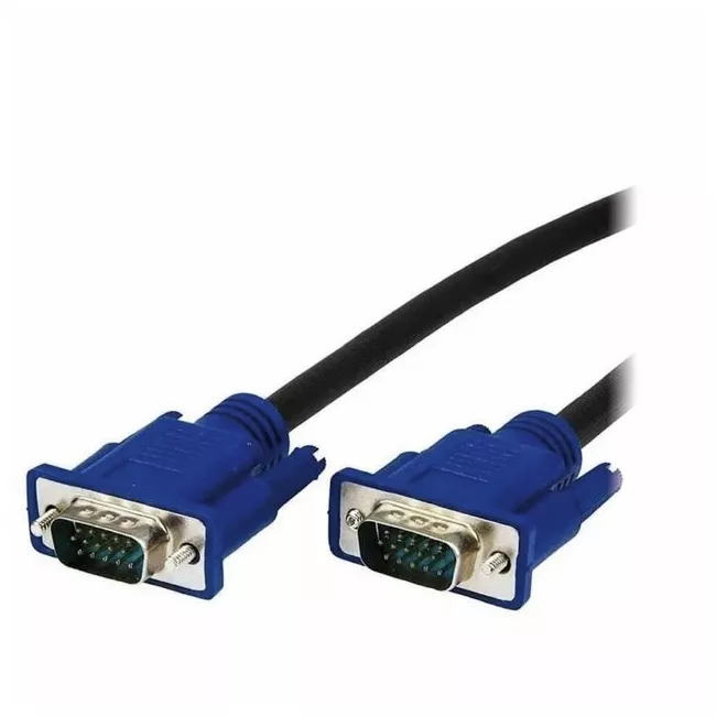 Cable VGA Macho Macho Conector azul sin filtro 1.5 mts - 601459