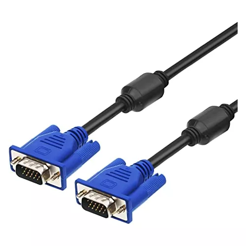 Cable VGA Macho a VGA Macho Conector azul con filtro 3 mts - 601466