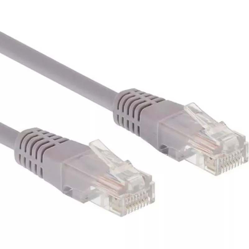 Cable de Red CAT6 Patch Cord Cat6 Gris 0.5  mts - 601376