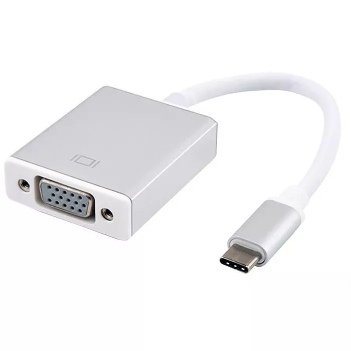 Adaptador USB tipo C Macho a VGA Hembra - 601339