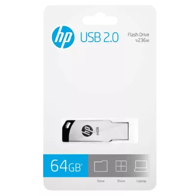Pendrive HP 64GB Paper Pack V236W - HP-FD236W-64P