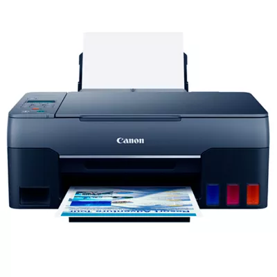 Impresora Multifuncional PIXMA G3160 Azul, Mega Tank, Alto Rendimiento Color, (USB - WIFI) - 4468C025