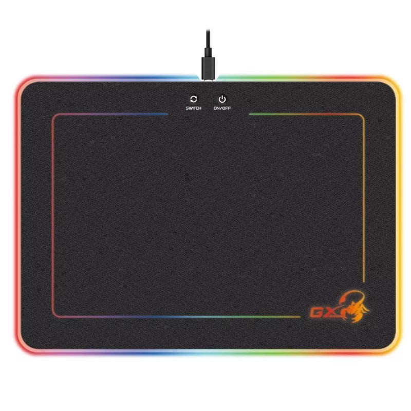 Mouse Pad Gamer RGB 3 niveles de brillo LED 10 modos de iluminación cromática - 31250006400