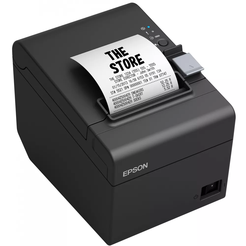 Impresora Térmica Epson TM-T20IIIL-001 USB/Serial Color Negro - C31CH26001