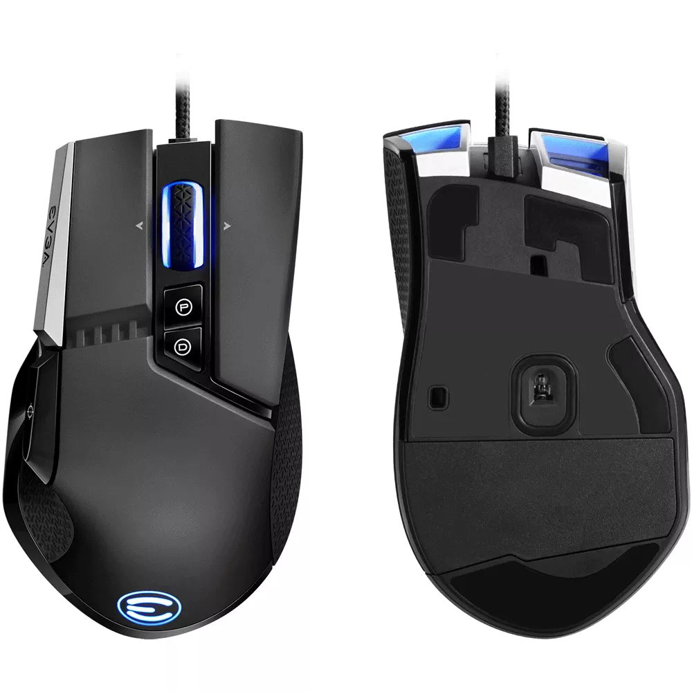 Mouse Gamer EVGA X17, Wired, 16000DPI, 10 Botones, Customizable, Negro - 903-W1-17BK-KR DDN22