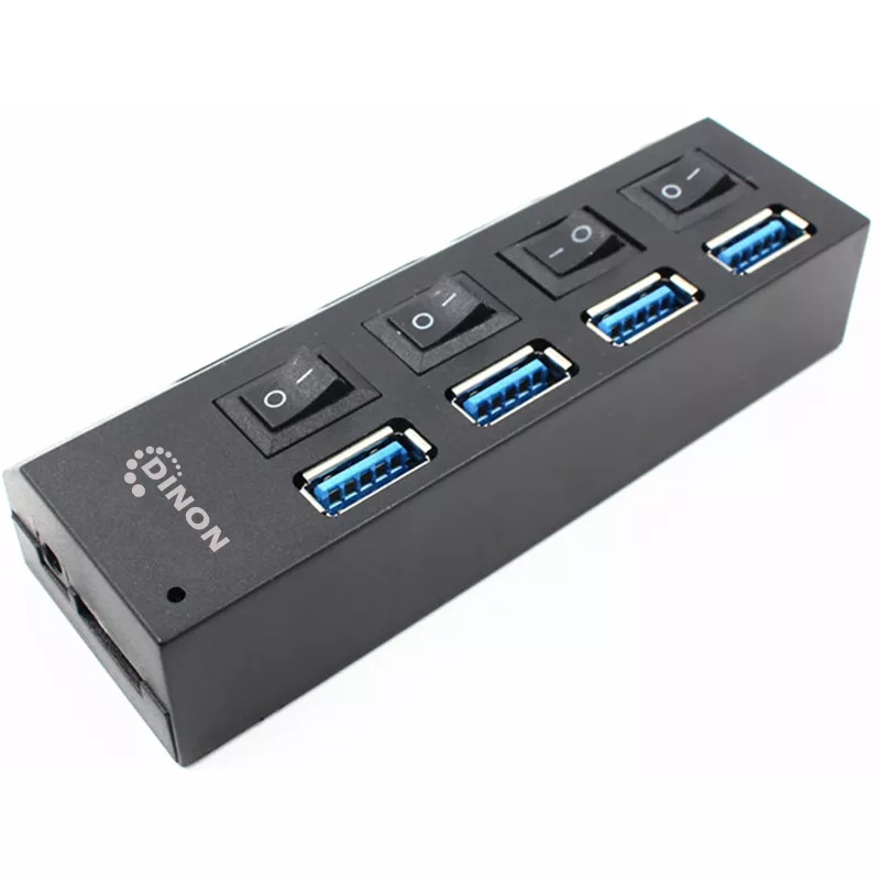 Hub USB 3.0 4 Puertos con Interruptores - 9837