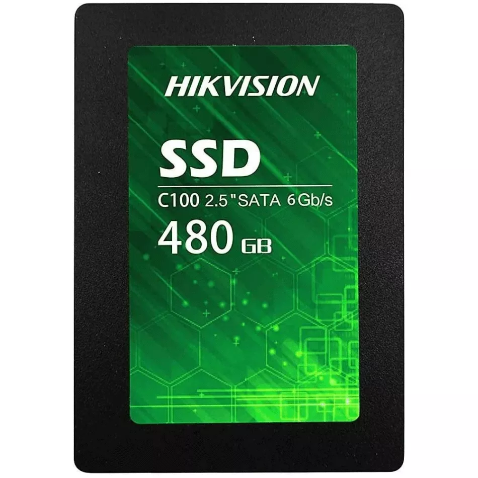 SSD 480GB 3D NAND/SATA III 6 Gb/s  SATA II 3 Gb/s Up to 550MB/s read speed,470MB/s write speed - HS-SSD-C100/480G