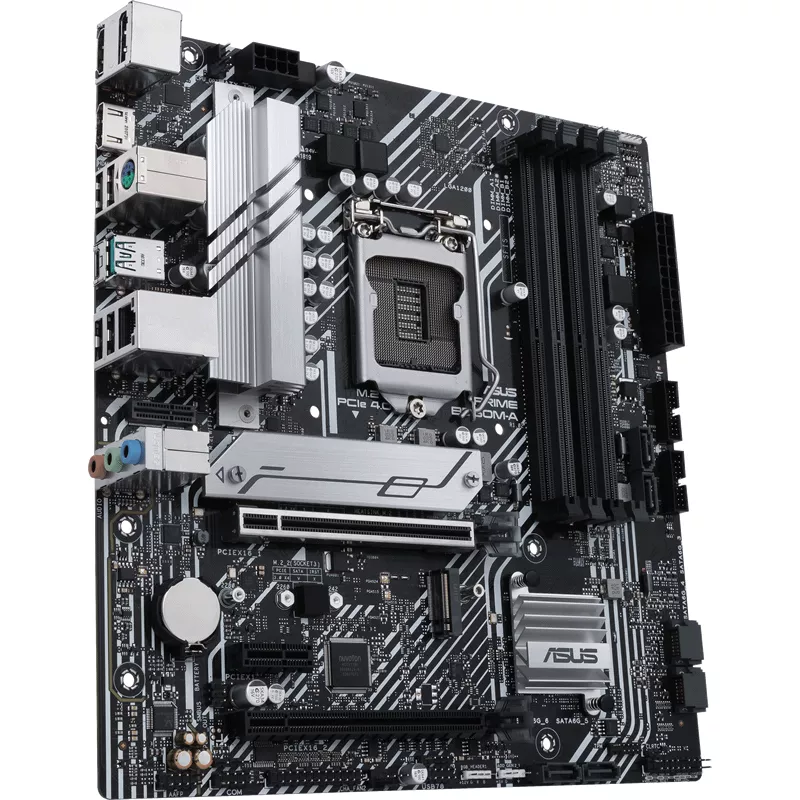 Tarjeta Madre Asus Prime B560M-A, Micro-ATX, LGA1200, DDR4, PCI-e 4.0, M.2, Sata 6Gb/s, HDMI  - PRIME B560M-A