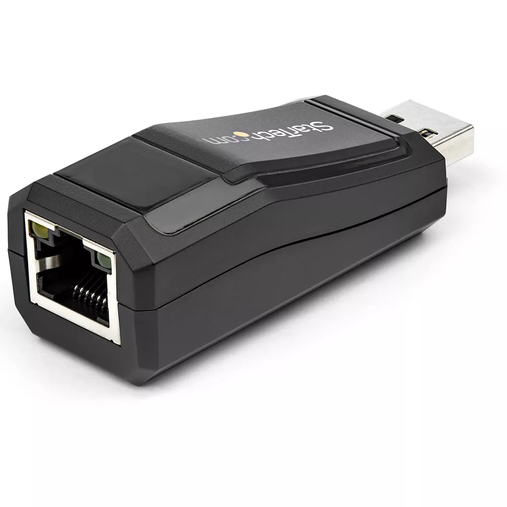 Adaptador Red Externa NIC USB 3.0 a 1Gbps Gigabit Ethernet 1 Puerto - 1x RJ45 Hembra - 1x USBA 