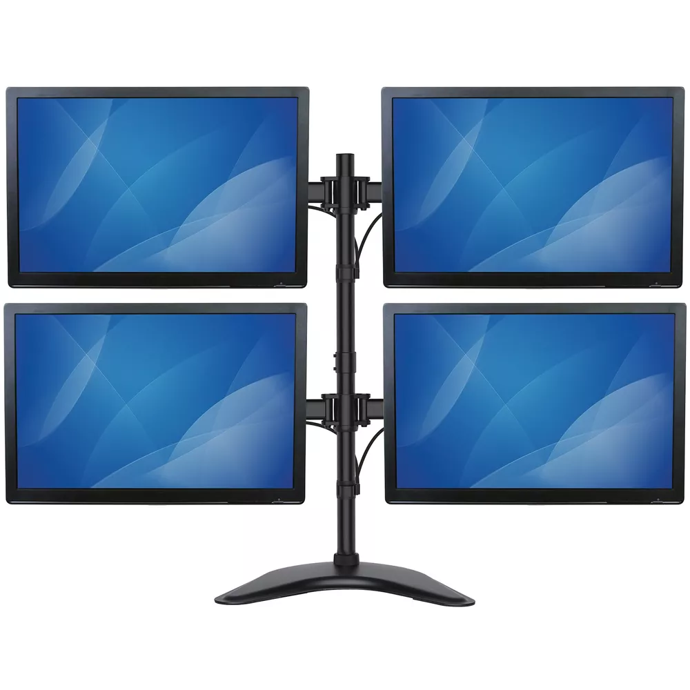Base Soporte Monitor Ajustable Para 4 monitores hasta 27