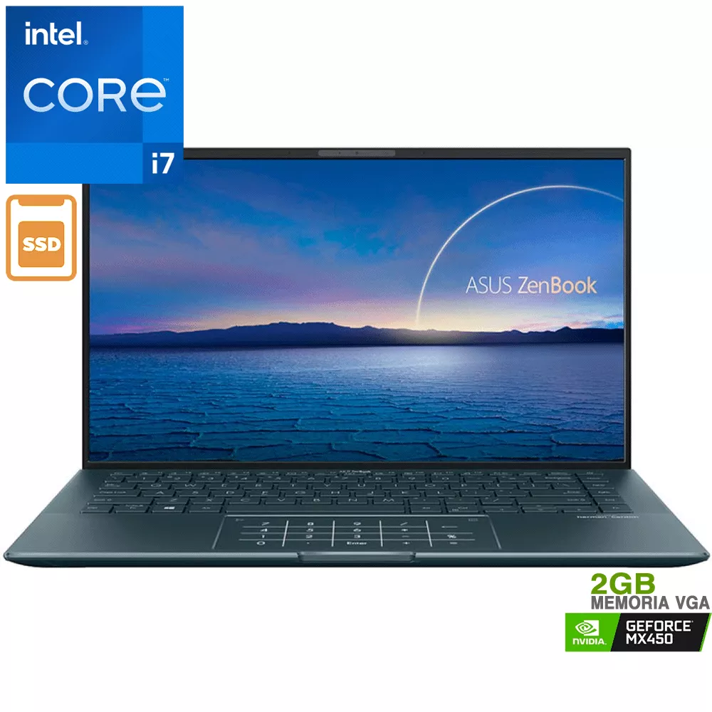 Notebook Asus ZenBook A4, i7-1165G7, 16GB, SSD 512GB, GeForce MX450, 2Gb LED 14