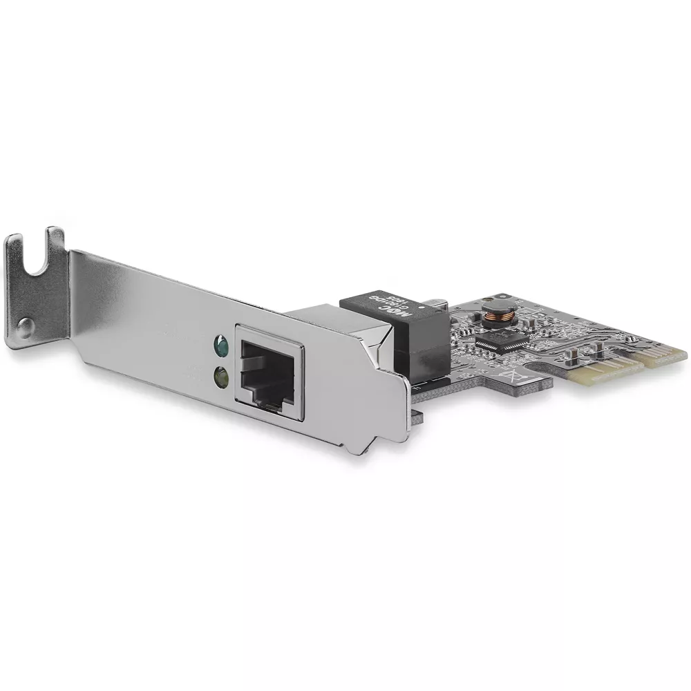 Tarjeta de Red PCI Express 1 Puerto Gigabit Ethernet RJ45 - Adaptador NIC PCI-e - Perfil Bajo 10/100/1000Base-T