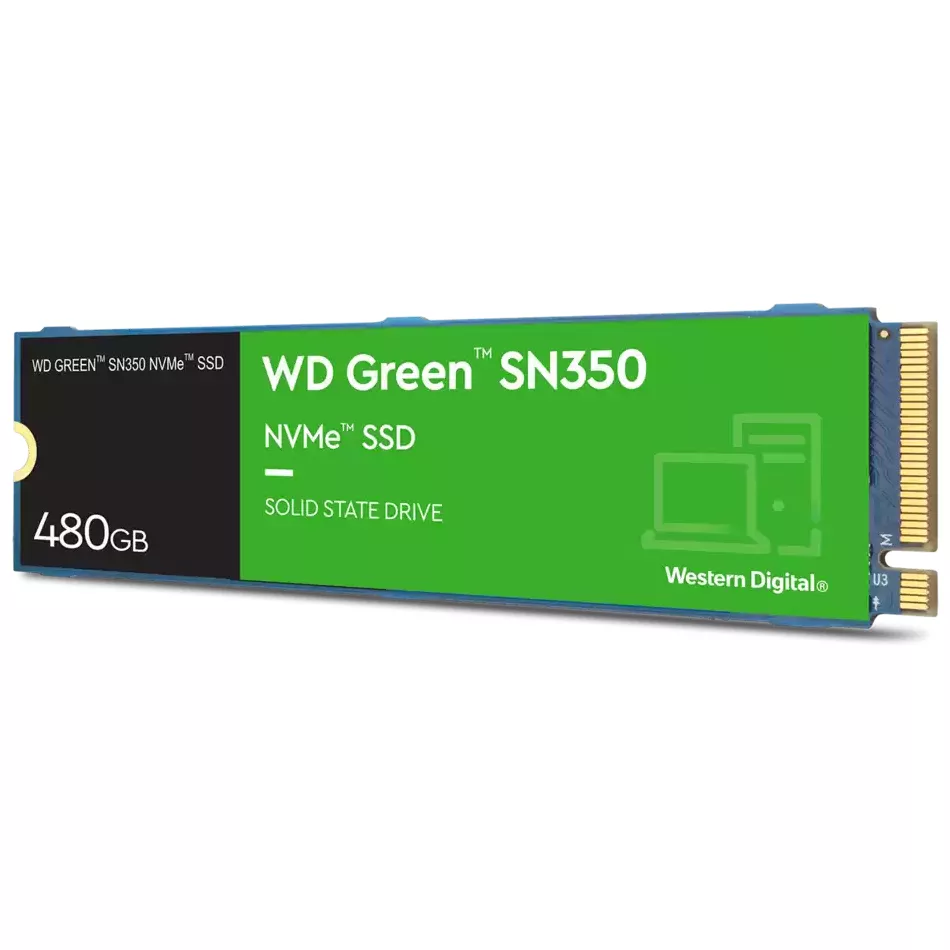 480GB SSD Western Digital, NVME M.2, Lectura 2400MB/s Escritura 1650MB/s  - WDS480G2G0C