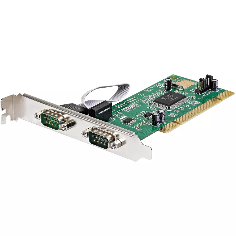 Tarjeta Adaptadora PCI de 2 Puertos Seriales RS232 DB9 UART 16550 - 5V - PCI2S550