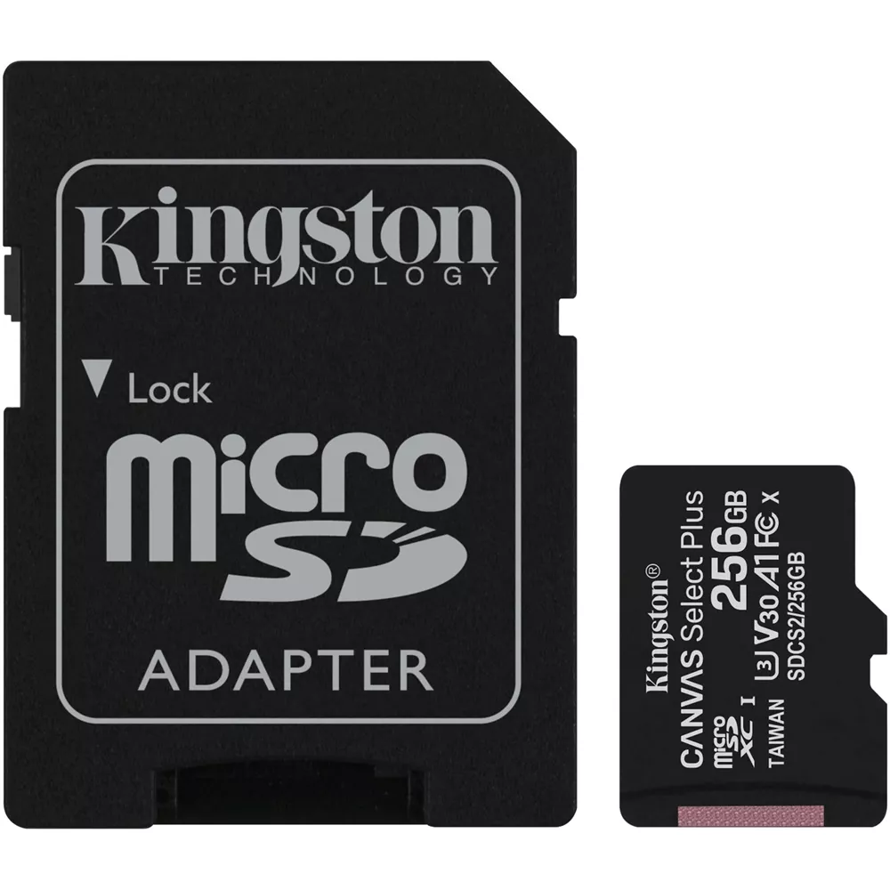 Memoria 256GB MicroSDHC+AD Class10 UHS-I Canvas Select Plus - SDCS2/256GB