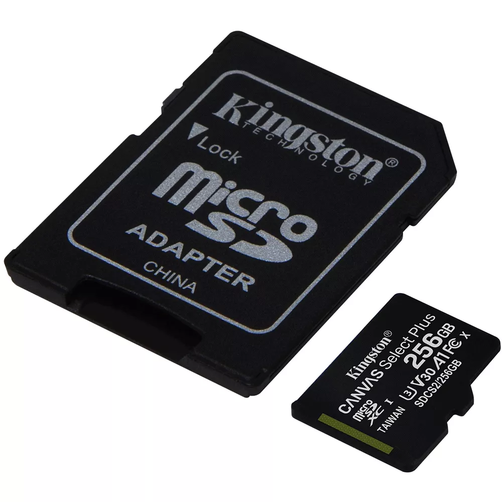 Memoria 256GB MicroSDHC+AD Class10 UHS-I Canvas Select Plus - SDCS2/256GB
