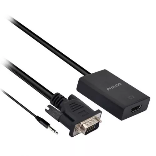 Adaptador Conversor VGA + Audio a HDMI Full HD Plug and Play - 29VGA08118