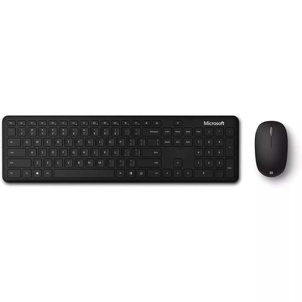 Combo Teclado Mouse Bluetooth Negro Microsoft - QHG-00003