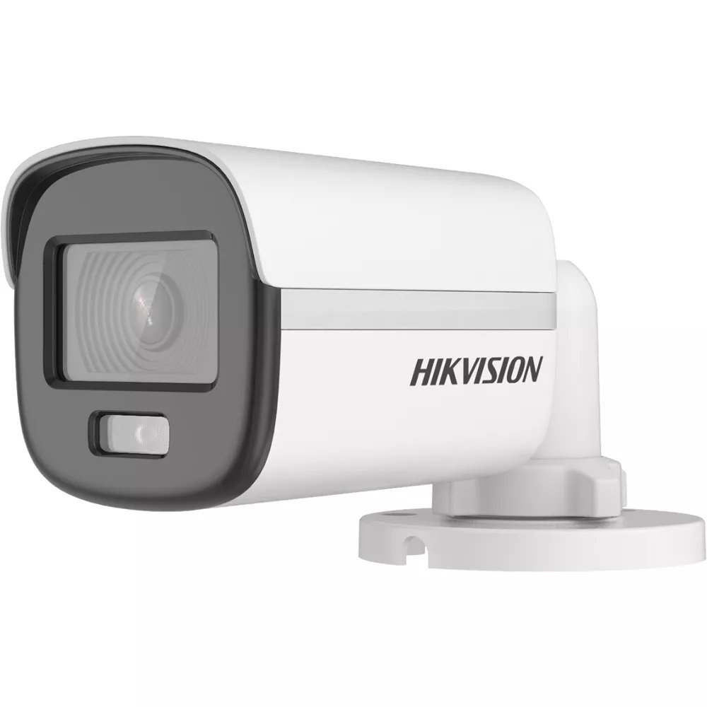 Camara de Seguridad Hikvision Bullet 1080p Colorvu LF 2.8mm Luz Blanca 20mts IP67 - DS-2CE10DF0T-PF2.8mm