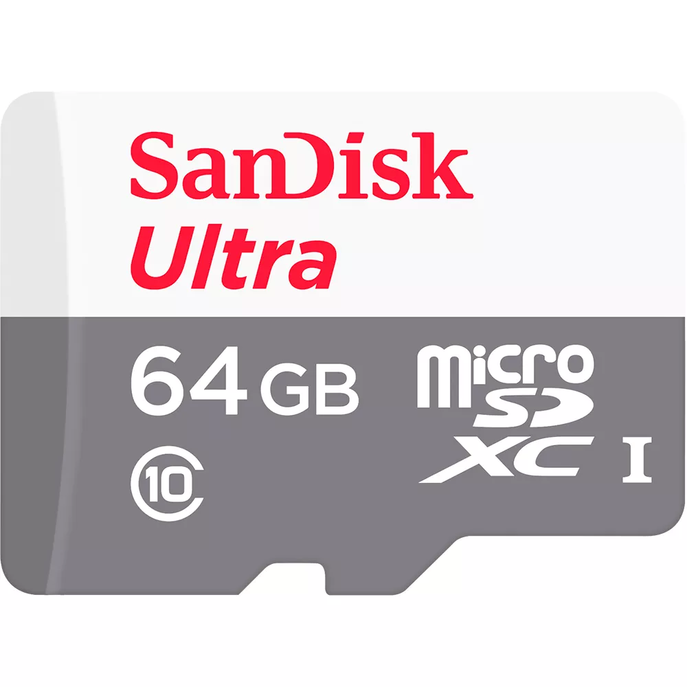 Memoria 64GB MicroSDXC ULTRA w/adaptador USH-1 C10 Android 100MB - SDSQUNR-064G-CN3MA