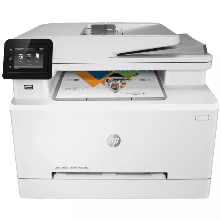 Impresora Multifuncional HP LaserJet Color Pro MFP M283FDW, WIFI, Hasta 21ppm  - 7KW75A
