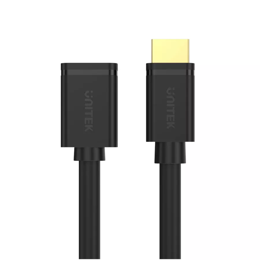 Cable extensiòn HDMI (macho - hembra) , v2.0, 2 mts, color negro, 4k@60hz / / mod. Y- C165K - 0150179