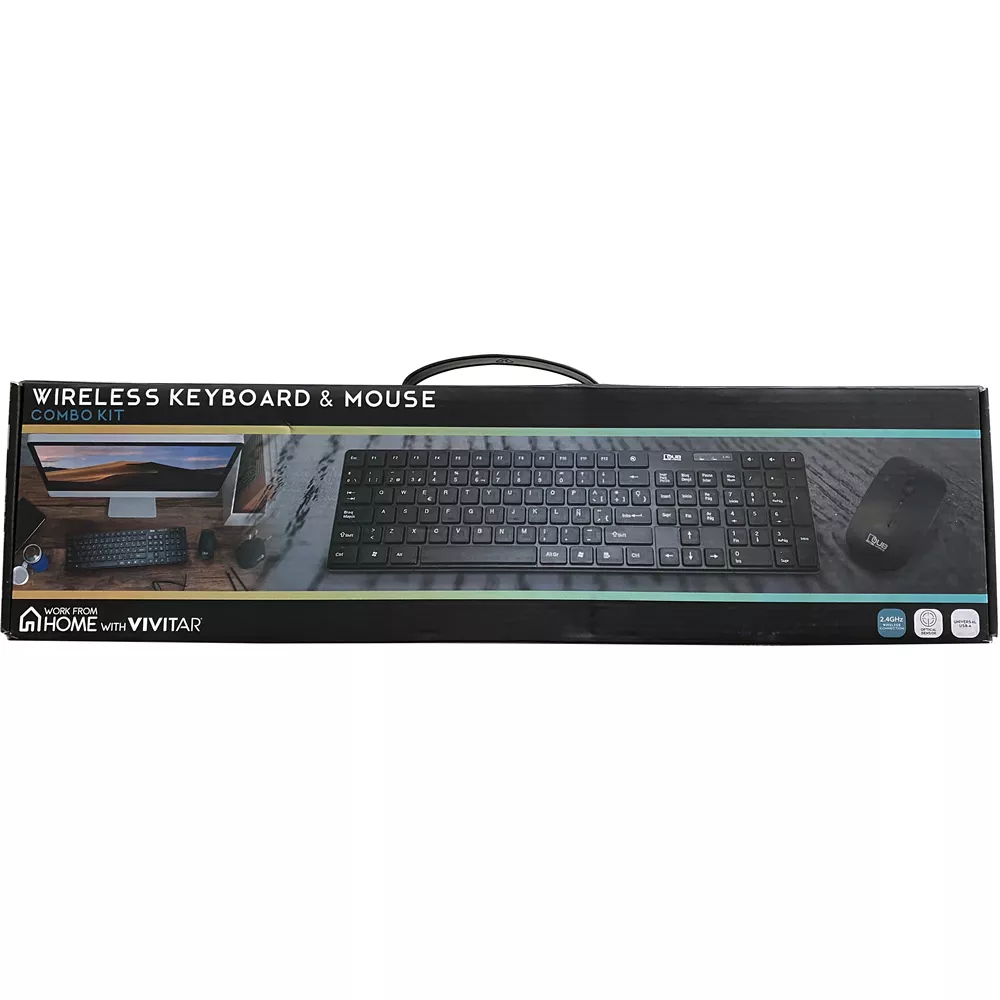 Combo teclado Mouse Inalámbrico WFH4002  Vivitar - 109455