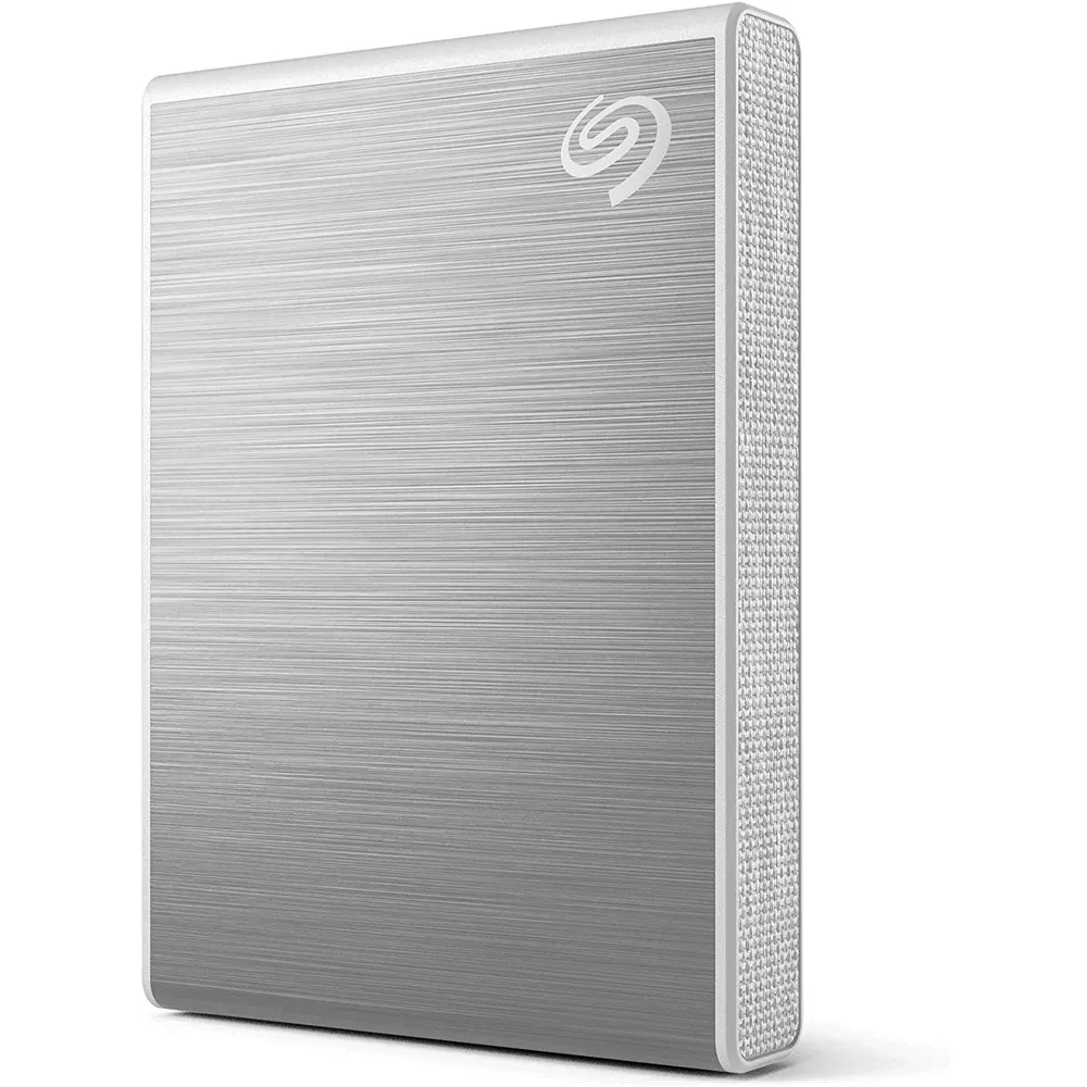 SSD 500GB externo portatil Seagate One Touch , color  plata, hasta 1030 MB/s - STKG500401