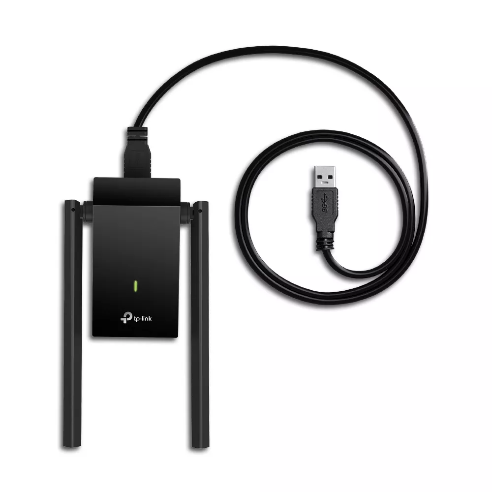 Adaptador USB inalámbrico AC1300 de alta ganancia y antenas duales - Archer T4U Plus
