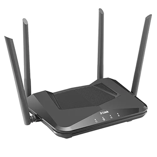 Router D-Link AX1800 MU-MIMO Wi-Fi 6, 1200Mbps, 4 Antenas, Negro - DIR-X1870