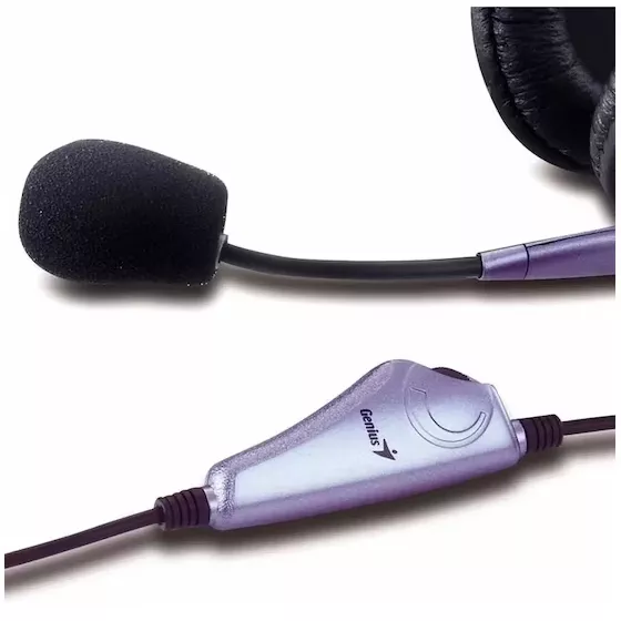 Audifono con Microfono HS-04S 2mt de cable 3.5mm Genius - 31710156101