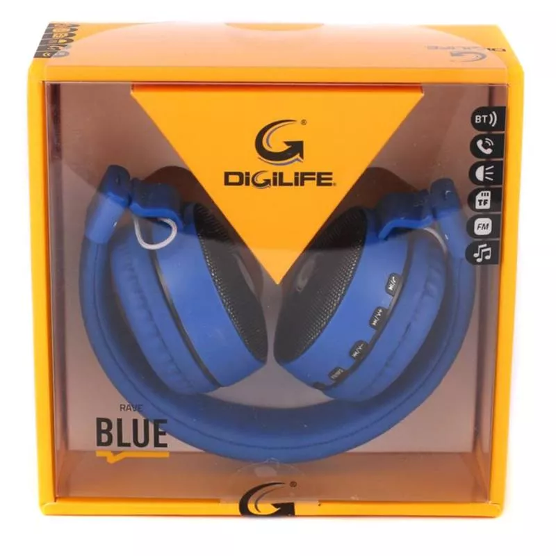 Audifono Bluetooth DigiLife Rave Azul  - DGL-450009