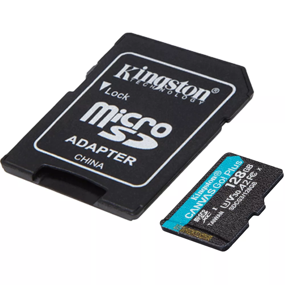Memoria MicroSD 128gb Canvas Go Plus 170/920MB/s Incluye Adaptador - SDCG3/128GB