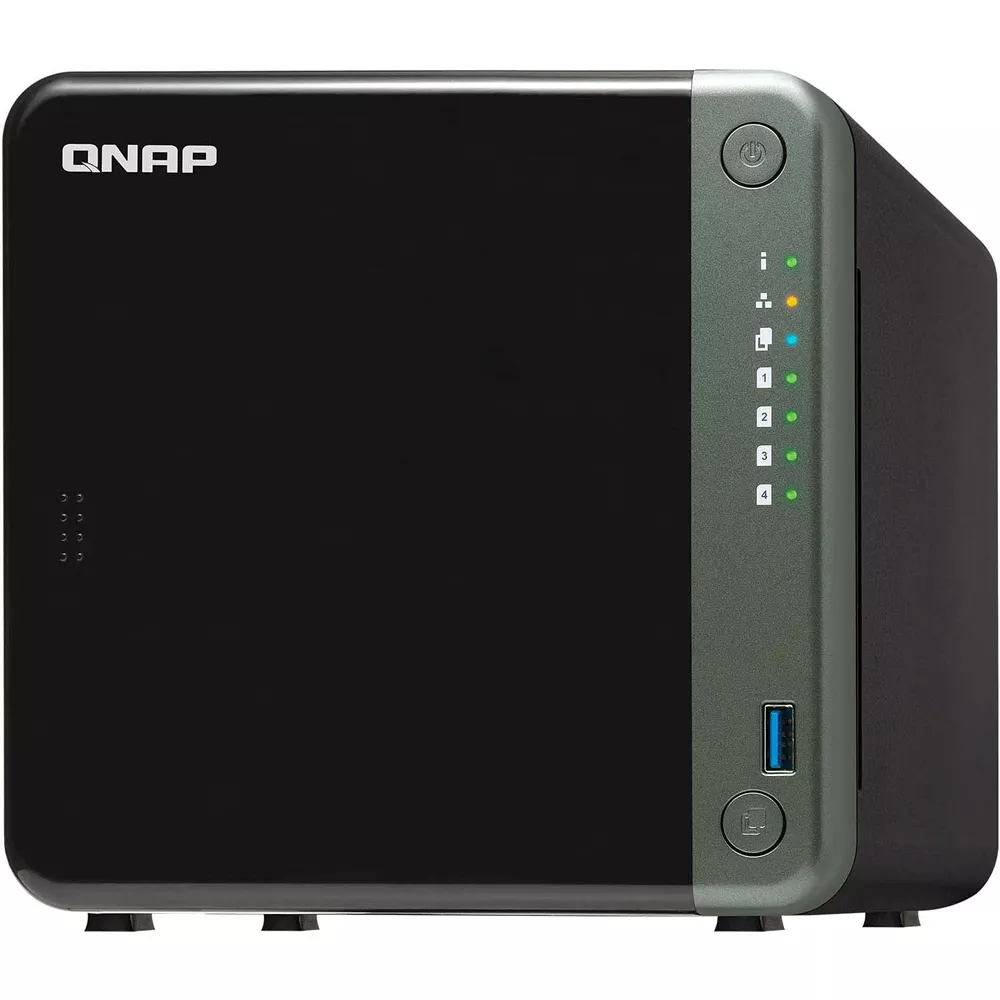Servidor NAS QNAP TS-453D-4G-US, RAM 4 GB, Conectividad 2.5GbE, Gabinete de 4 Bahías, SATA 6Gb/s - TS-453D-4G-US
