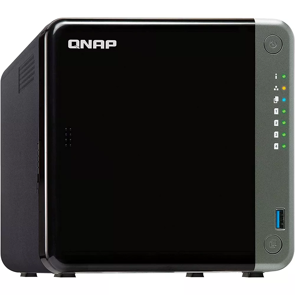 Servidor NAS QNAP TS-453D-4G-US, RAM 4 GB, Conectividad 2.5GbE, Gabinete de 4 Bahías, SATA 6Gb/s - TS-453D-4G-US