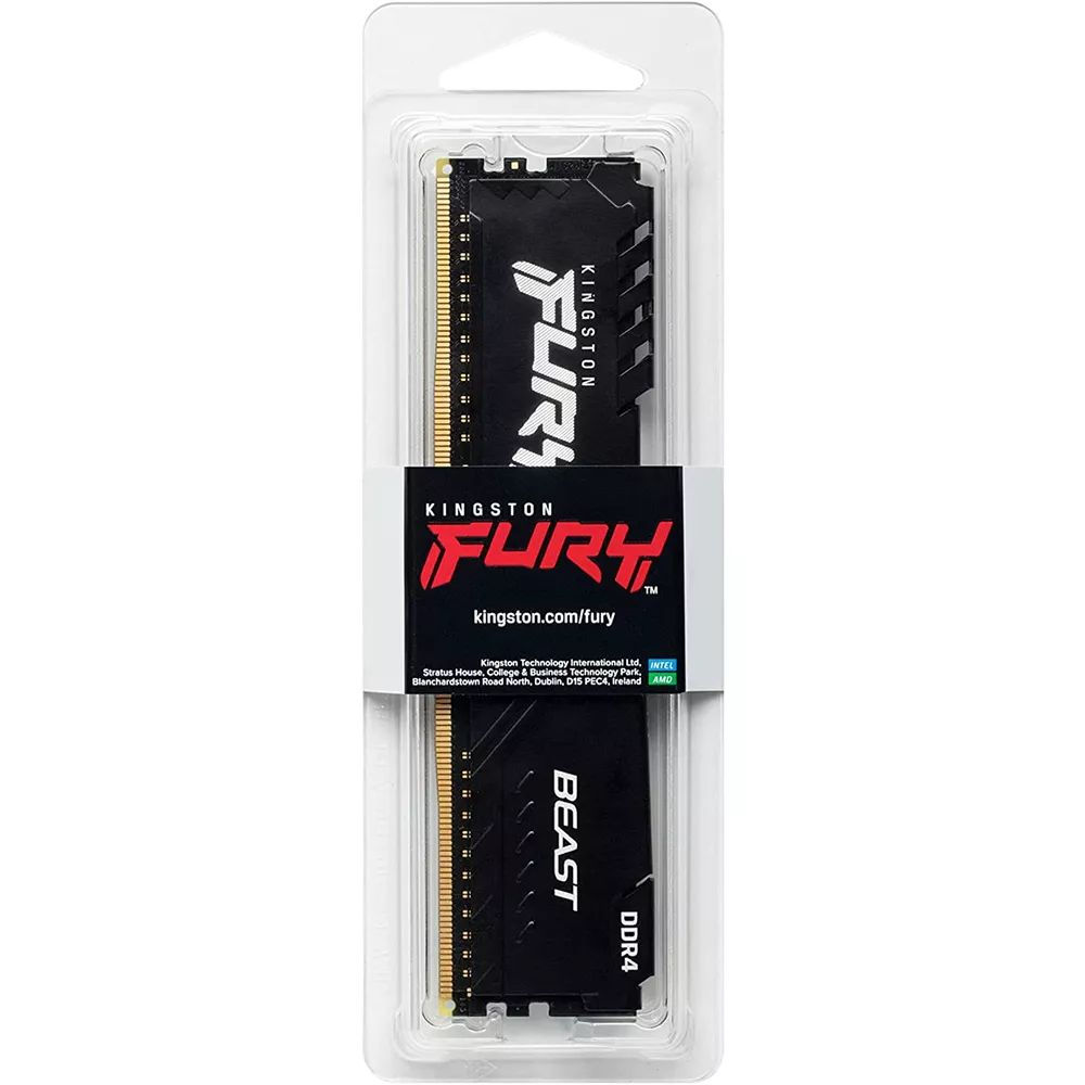 DIMM 8GB DDR4 3200MHz Kingston FURY Beast, Unbuffered, CL16, 1.35V - KF432C16BB/8   KGMY2023
