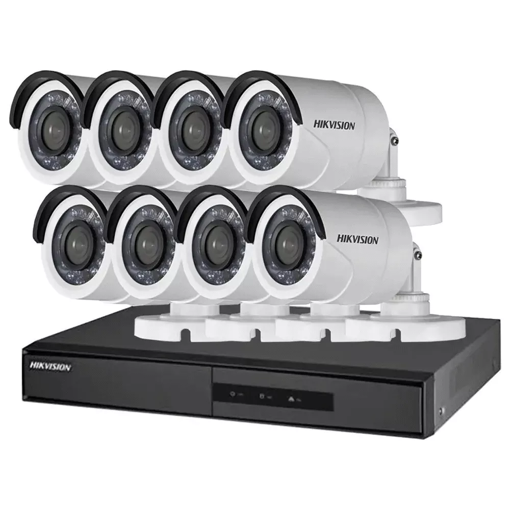 Kit de Video vigilancia Hikvision, DVR 8 Canales, DS-2CE16C0T-IRP + 1 DS-7208HGHI-K1 +HDD 1TB