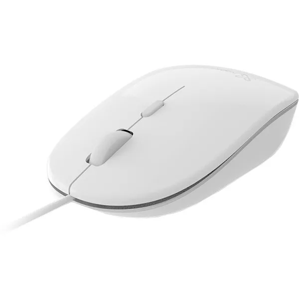 Mouse Klip Xtreme Klear  Alambrico 4 botones Blanco - KMO-201WH