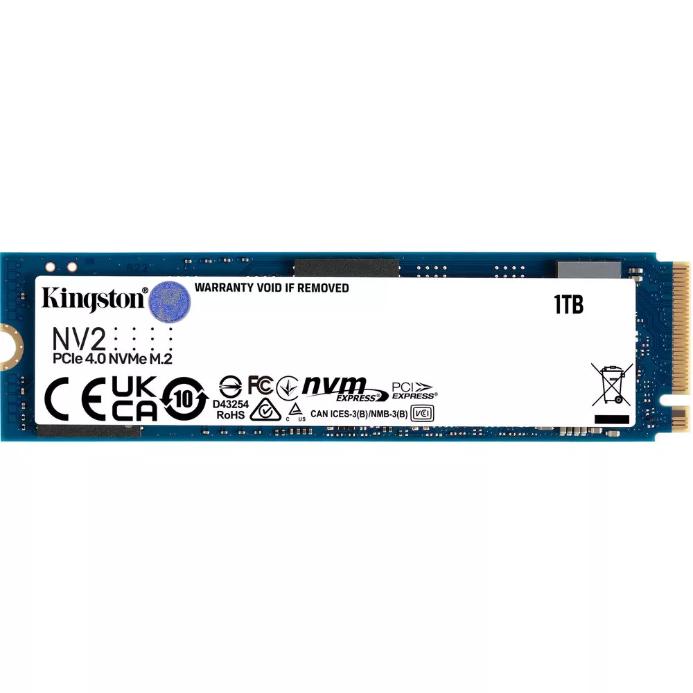 SSD 1TB M.2 3500/2100MB/s PCIe 4.0x4 NVMe NV2 - interno - M.2 2280 - PCIe 4.0 x4 (NVMe) - SNV2S/1000G KB2S23