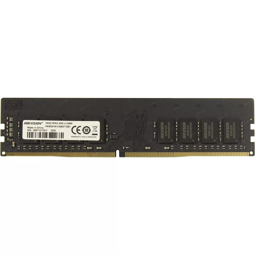 DIMM 16GB 3200MHz DDR4 HIKVISION UDIMM, 288Pin - HKED4161CAB2F1ZB1