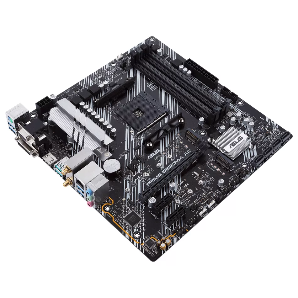 Tarjeta Madre PRIMEB550M-AAC AMD AM4 MATX Con PCIe 4.0 pn - PRIME B550M-A AC