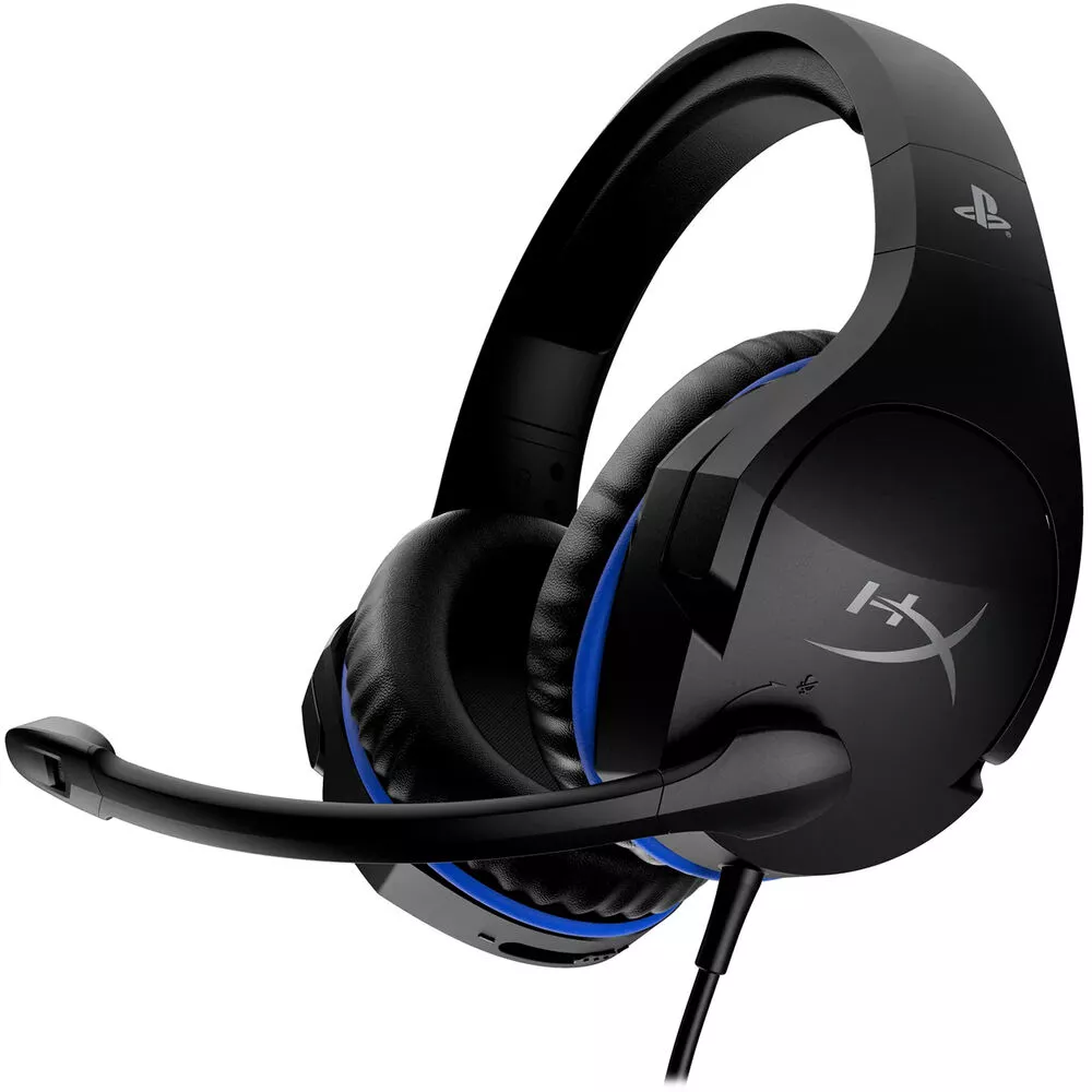 Audífonos Gamer HyperX Cloud Stinger, Over-Ear, Control de Volumen, Conector 3.5mm, Negro/Azul PS5 - 4P5K0AA#ABL