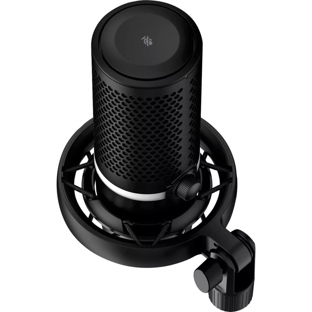 Micrófono para Streaming HyperX DuoCast, Iluminación RGB Compatible con NGENUITY, Negro - 4P5E2AA