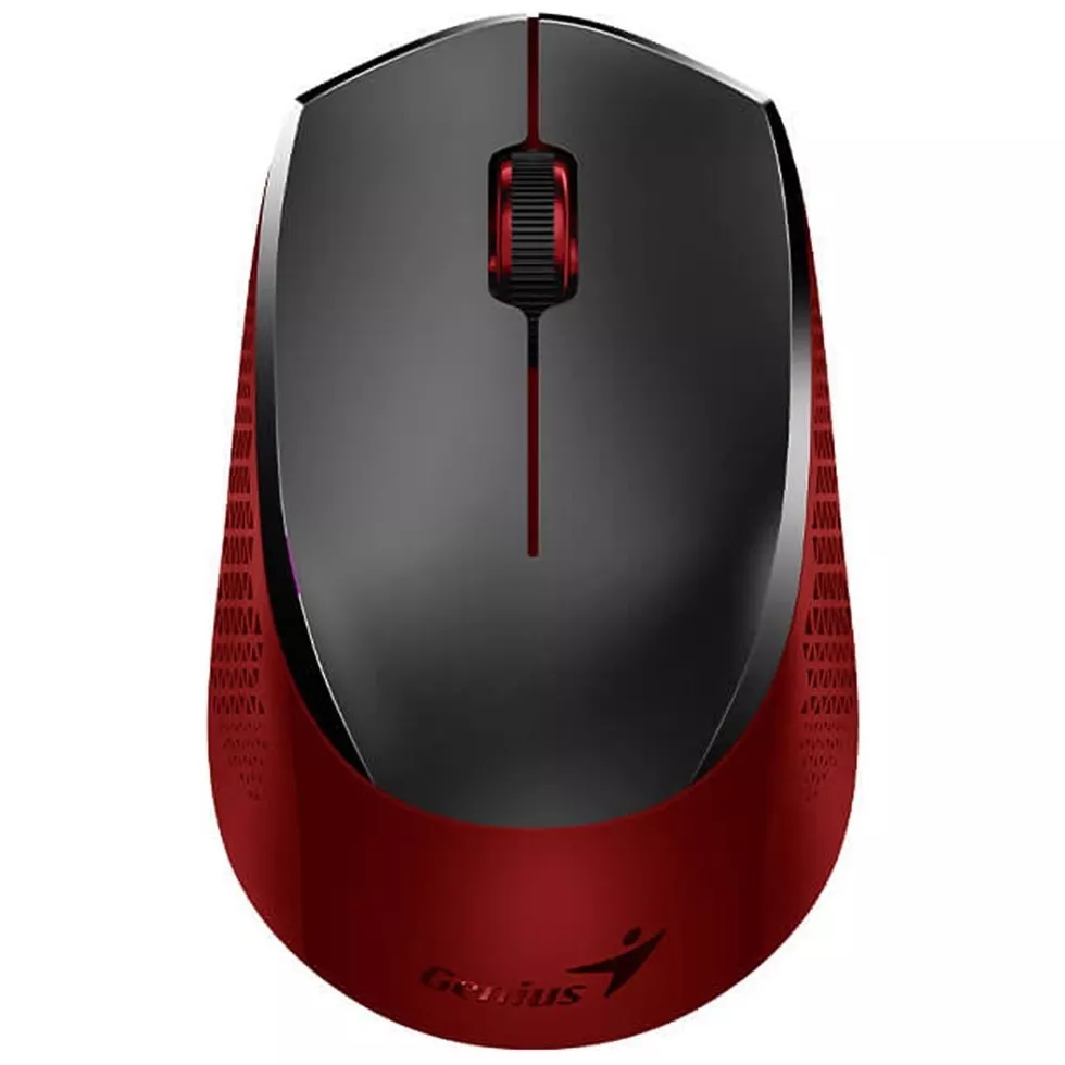 Mouse Genius Inalambrico NX-8000s Rojo Negro - 31030025401