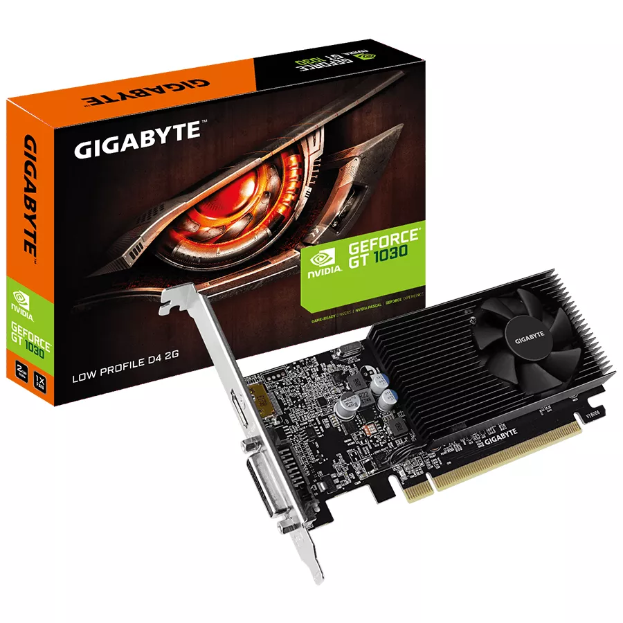 Tarjeta de Video GV-N1030D4-2GL GeForce GT 1030 Low Profile D4 2G  - GV-N1030D4-2GL 1.0 PCI-E